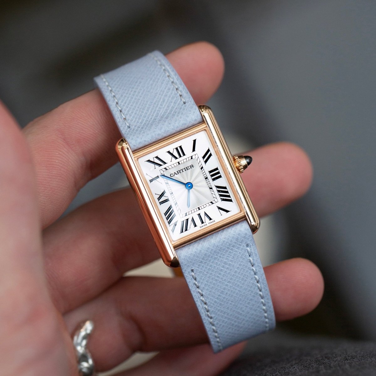 Blue Dawn Saffiano Watch Strap