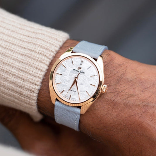 Blue Dawn Saffiano Watch Strap