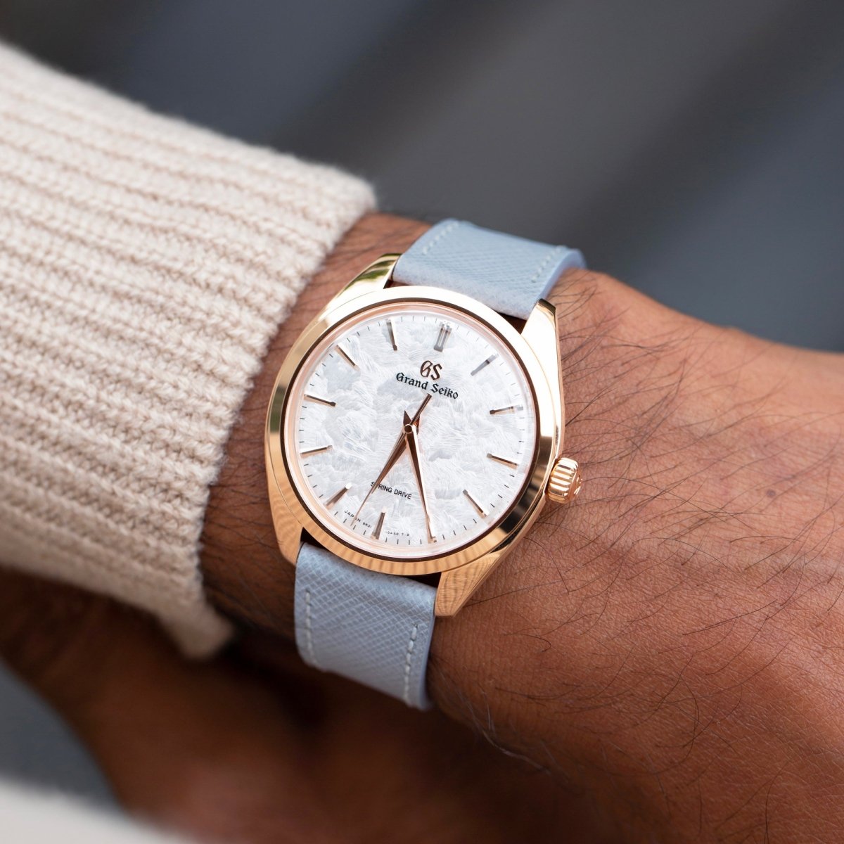 Blue Dawn Saffiano Watch Strap