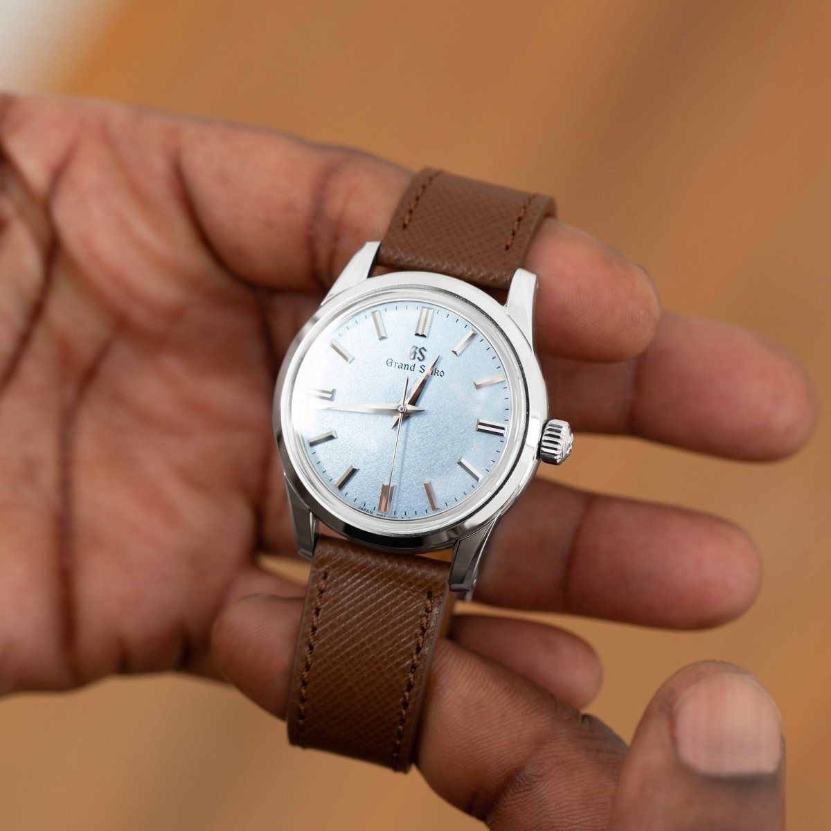 Downtown Brown Saffiano Strap