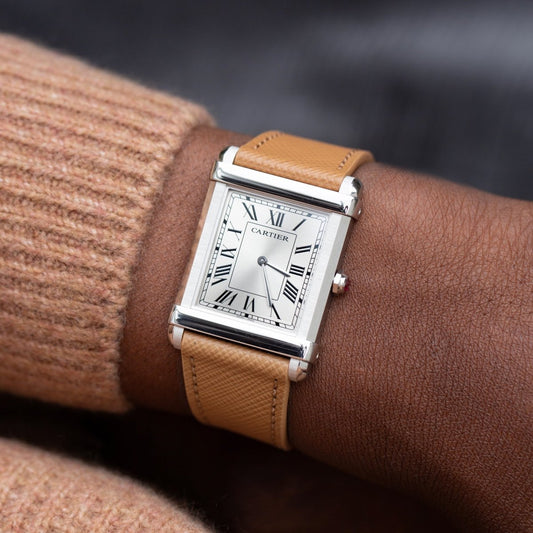 Beurre Caramel Saffiano Watch Strap