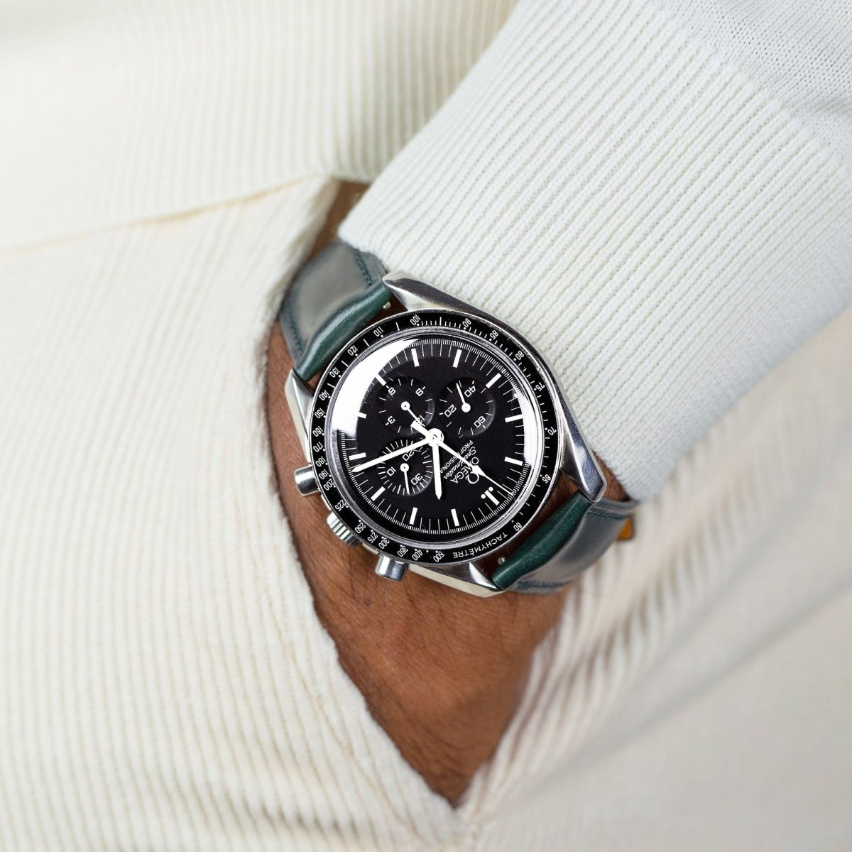 Green Cordovan Watch Strap