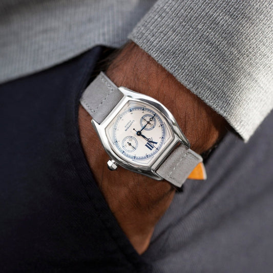 Gris Clair Suede Watch Strap