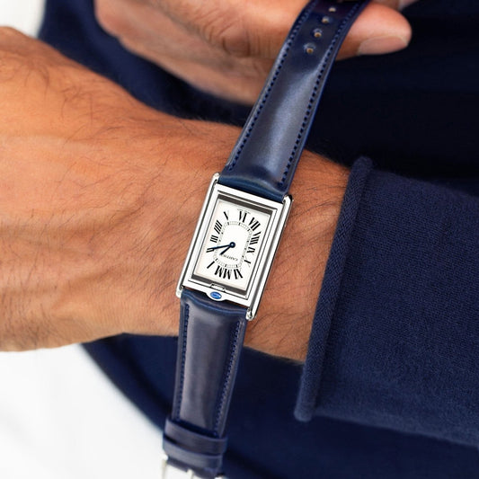 Navy Cordovan Watch Strap