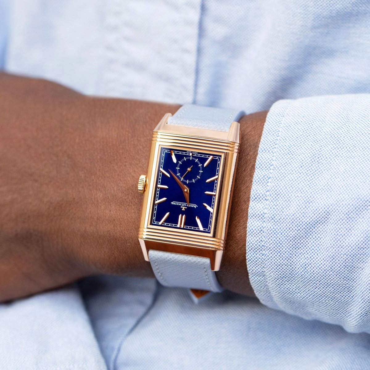 Blue Dawn Saffiano Watch Strap