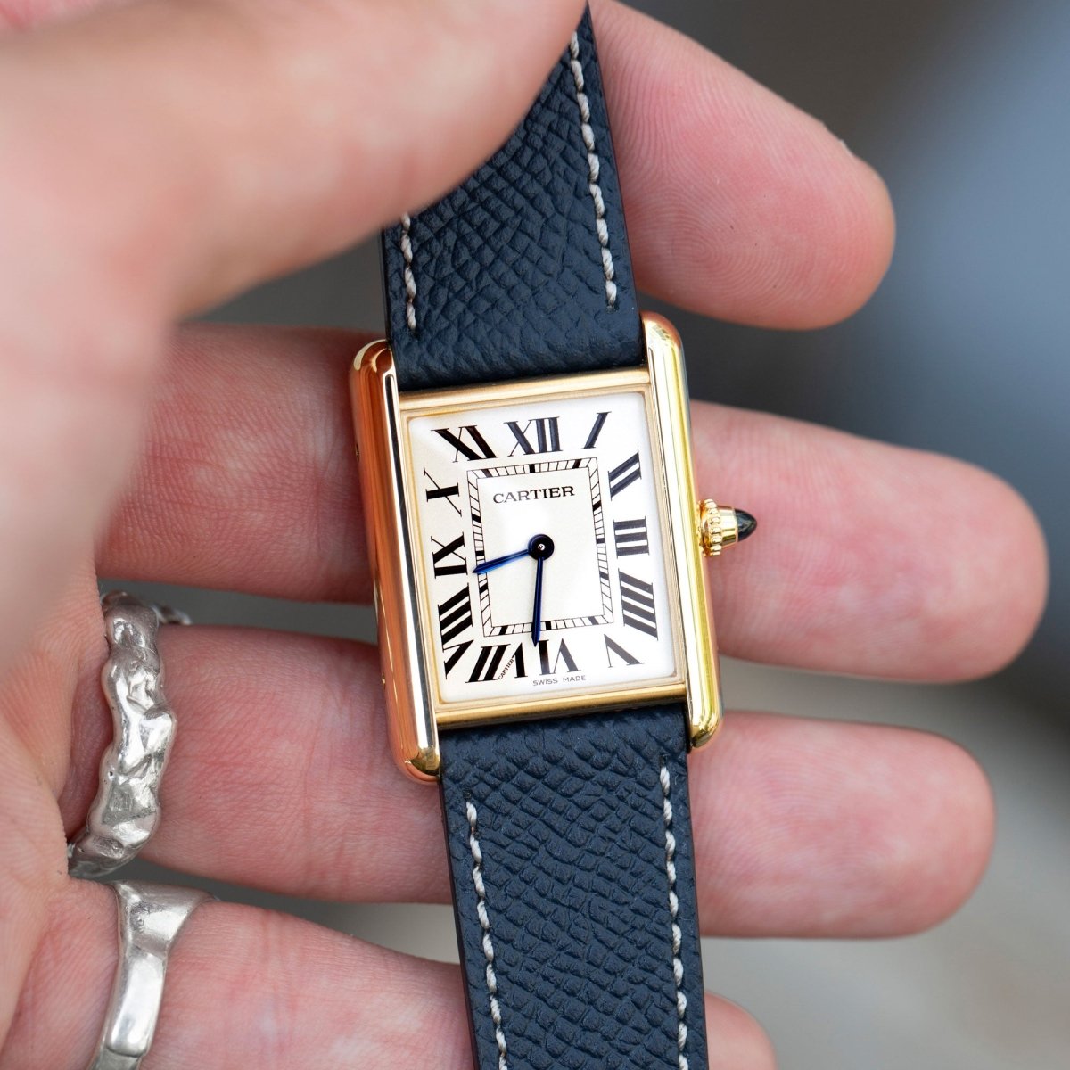 Navy Blue Watch Strap