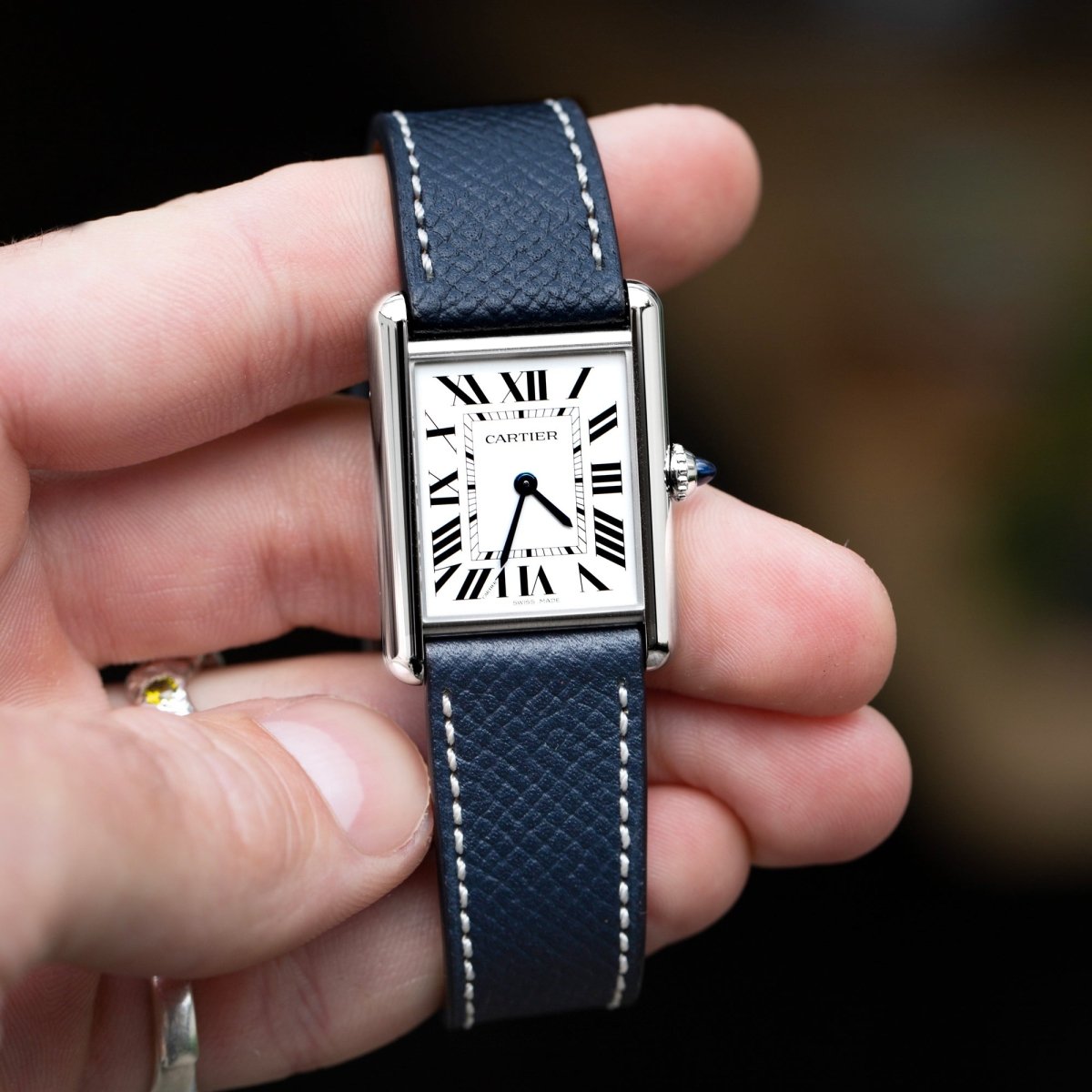 Navy Blue Watch Strap