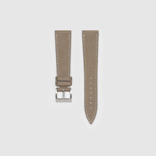 Taupe Grained Watch Strap