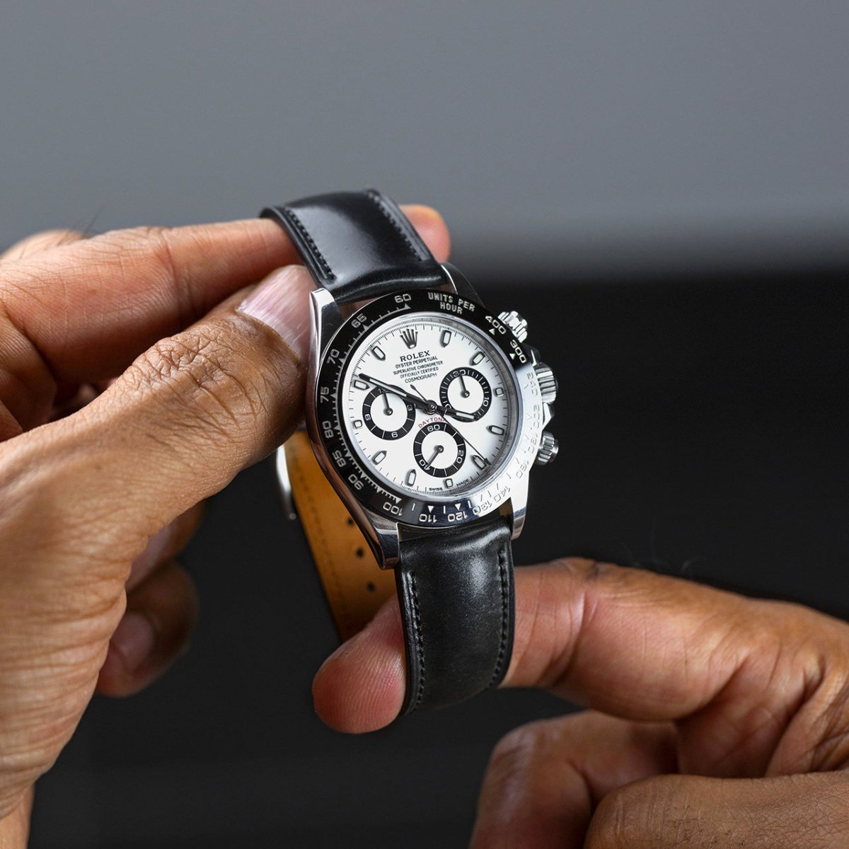 Black Cordovan Watch Strap