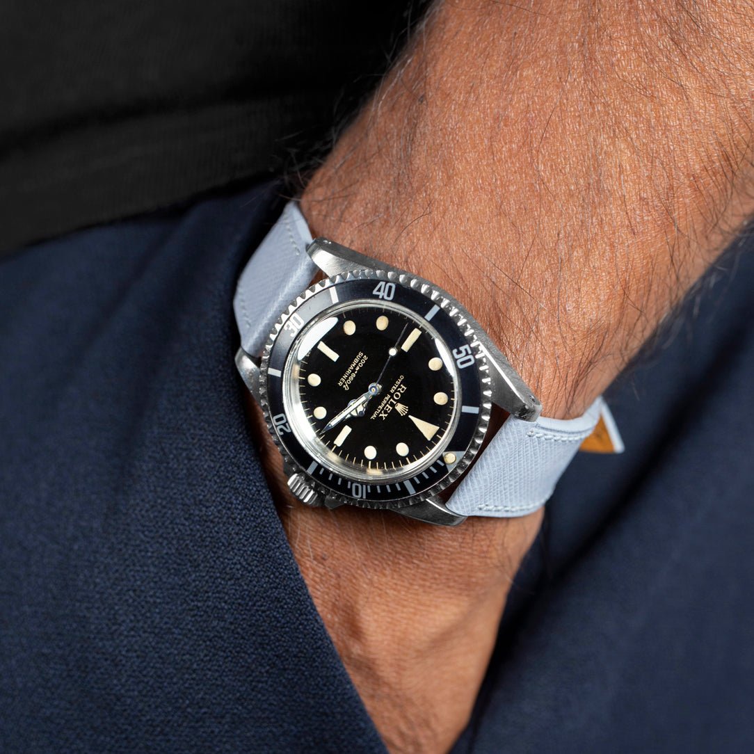 Blue Dawn Saffiano Watch Strap