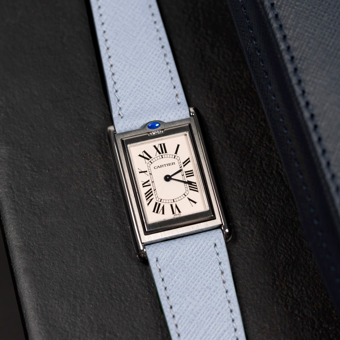 Blue Dawn Saffiano Watch Strap