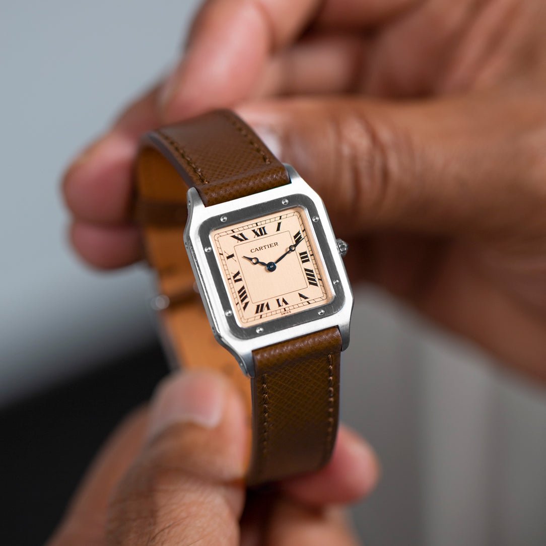 Downtown Brown Saffiano Strap