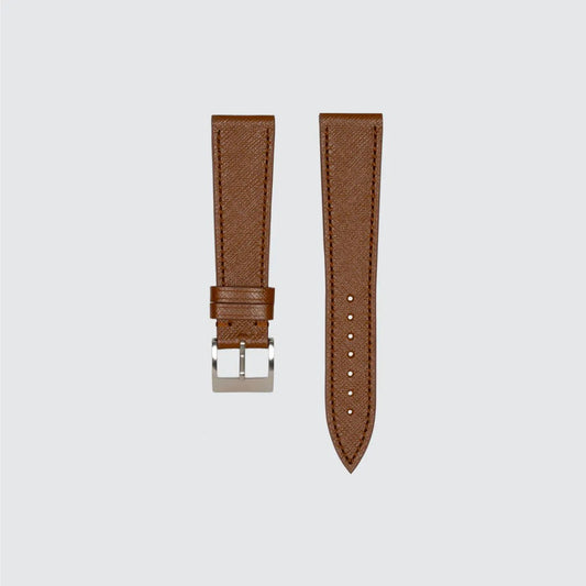 Downtown Brown Saffiano Strap
