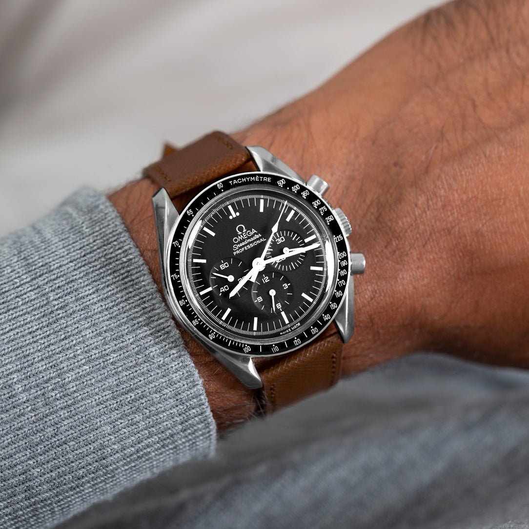Downtown Brown Saffiano Strap