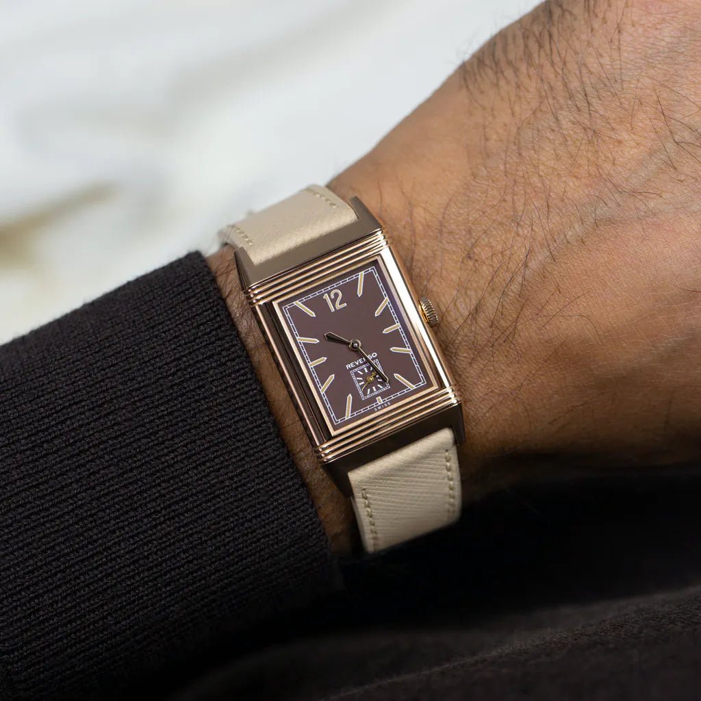 Cream Saffiano Watch Strap