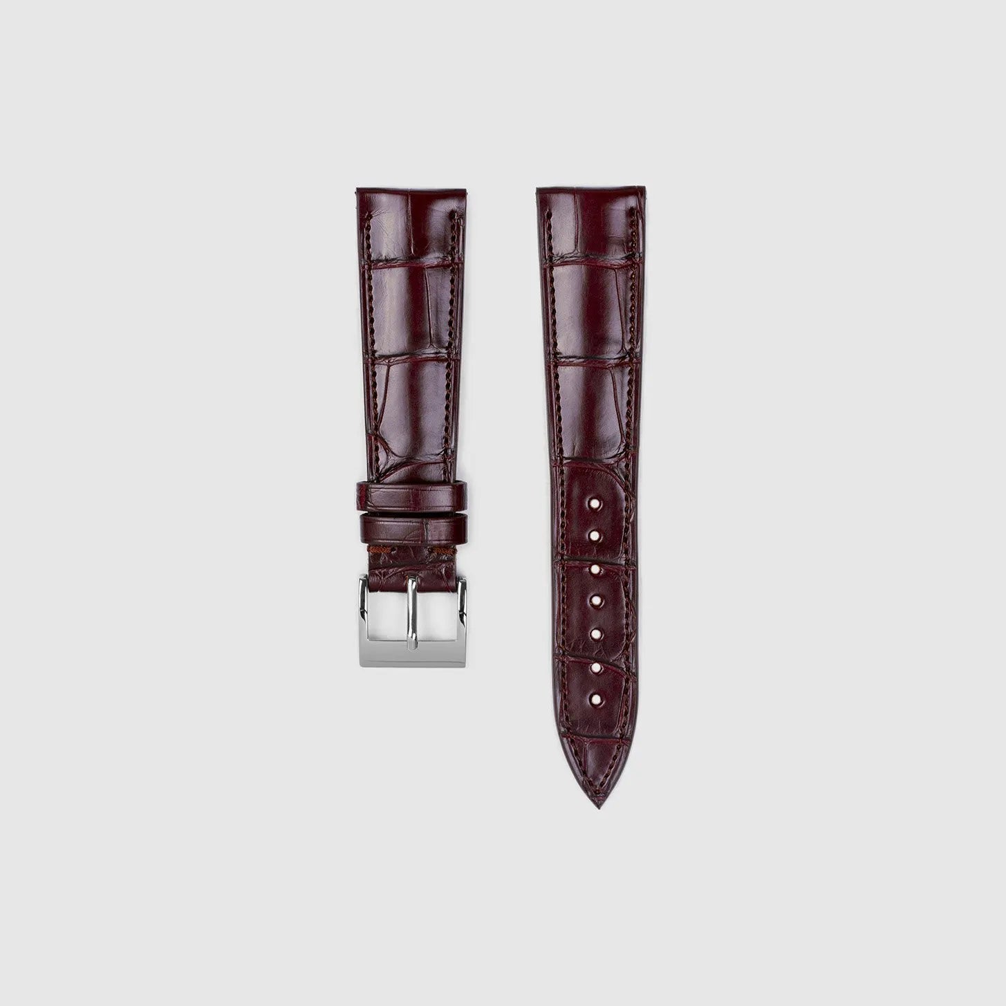 フランス製 molequin レザーベルト19mm Fusion Square Blue Fusion Watch Strap – Molequin