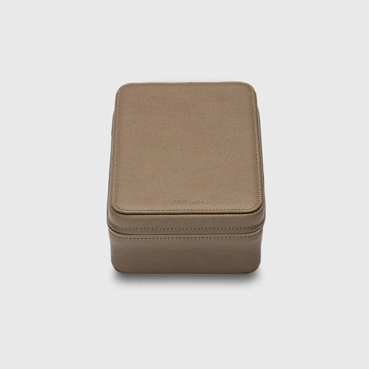Small Travel Jewelry Case in Taupe