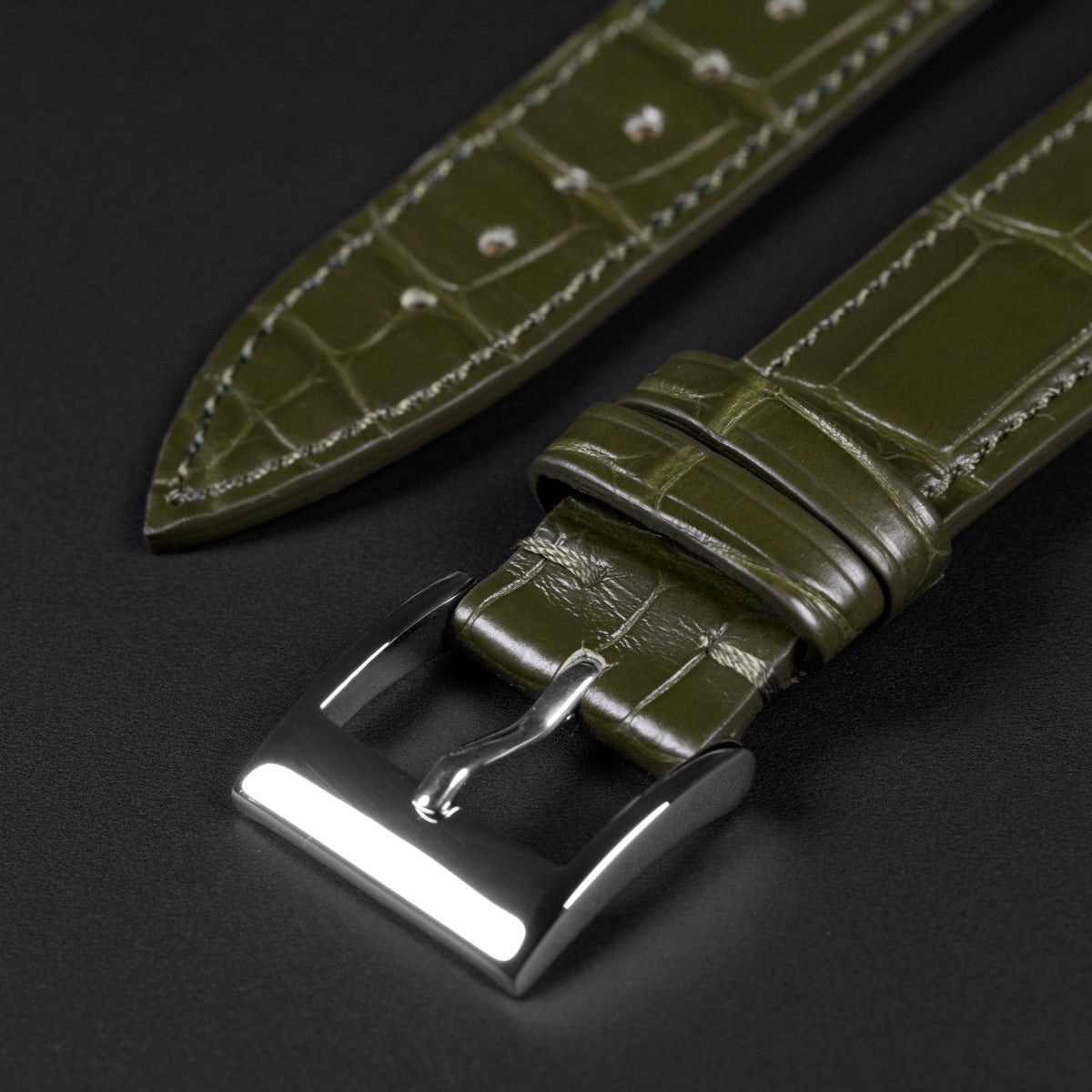 Olive Green Watch Strap