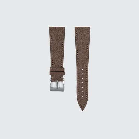 Walnut Brown Suede Watch Strap