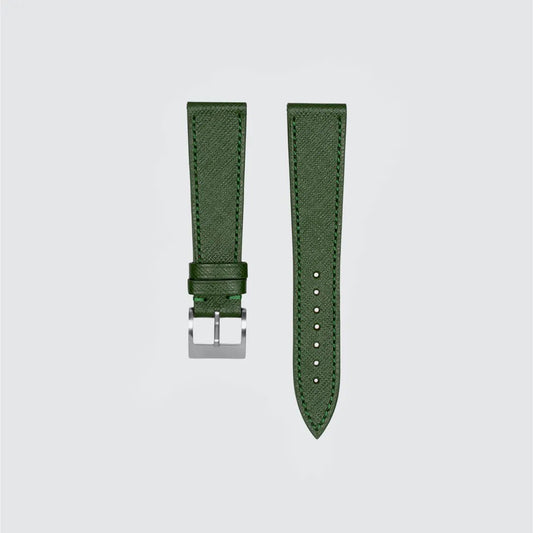 Racing Green Saffiano Watch Strap