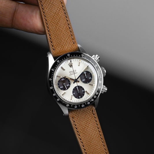 Terracotta Saffiano Watch Strap