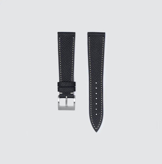 Black Grained Watch Strap