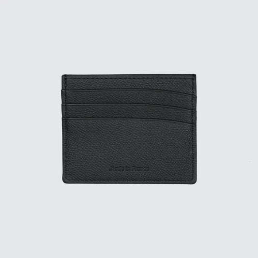Card Holder Black/Whiskey Tan