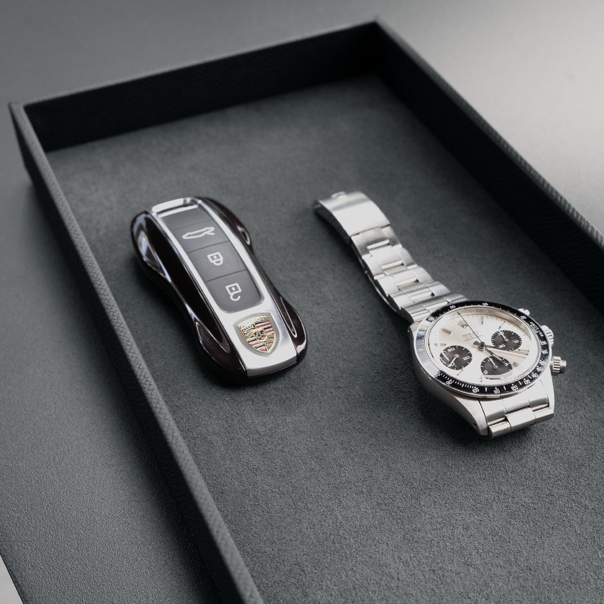 Valet Tray Black/Charcoal