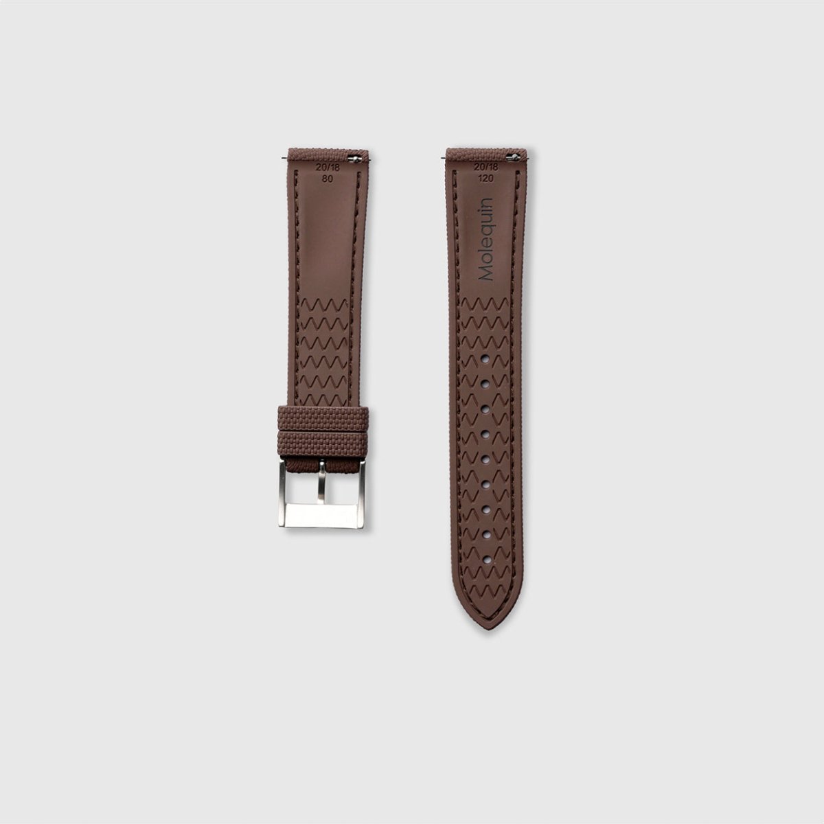 Rally Brown Sailcloth Watch Strap