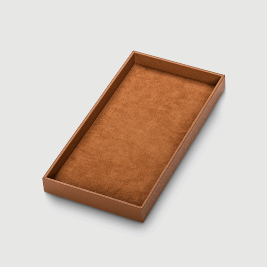 Valet Tray Whiskey Tan/Pecan