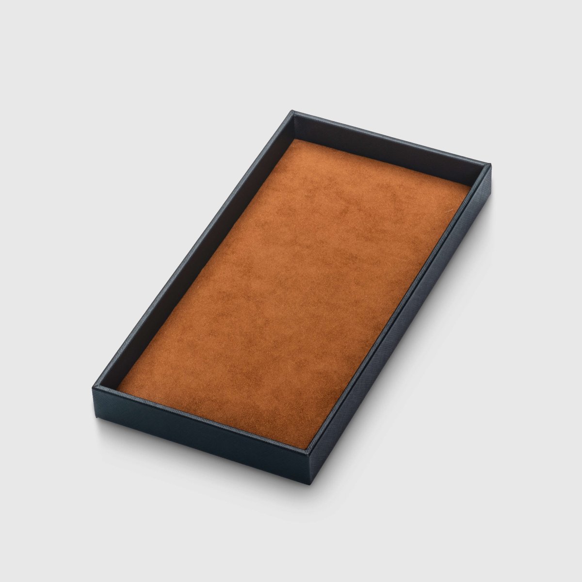 Valet Tray Oxford Blue/Pecan