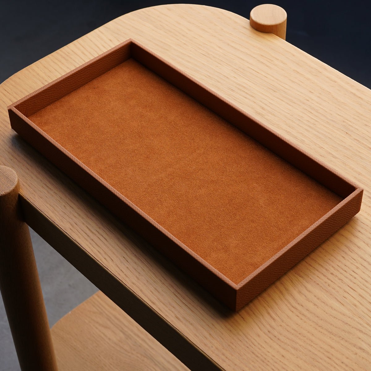Valet Tray Whiskey Tan/Pecan