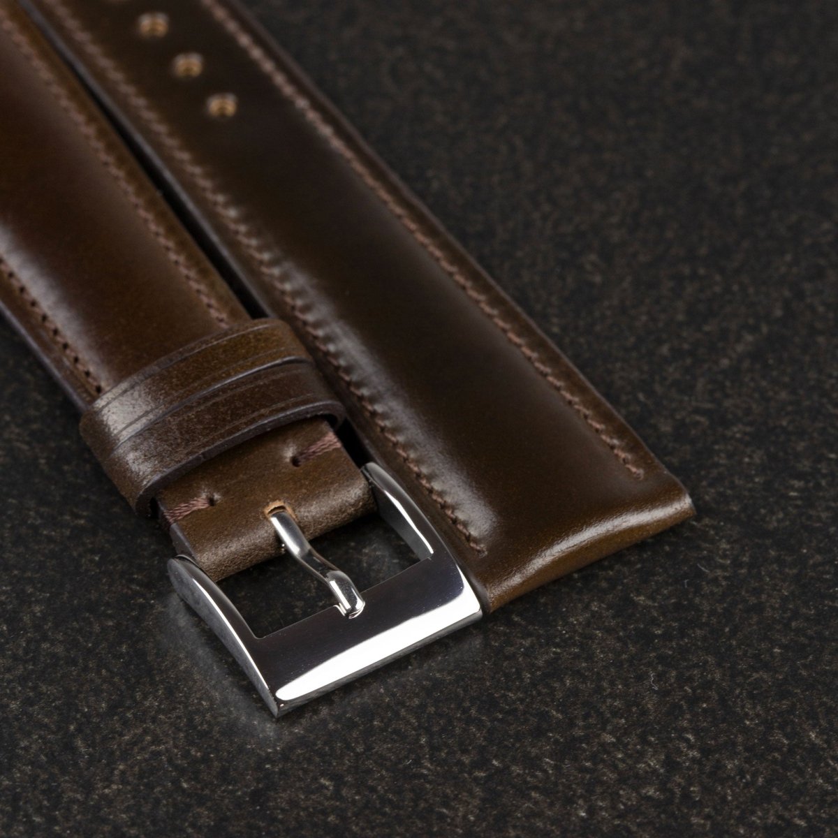 Dark Cognac Cordovan Watch Strap