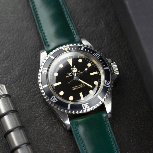 Green Cordovan Watch Strap