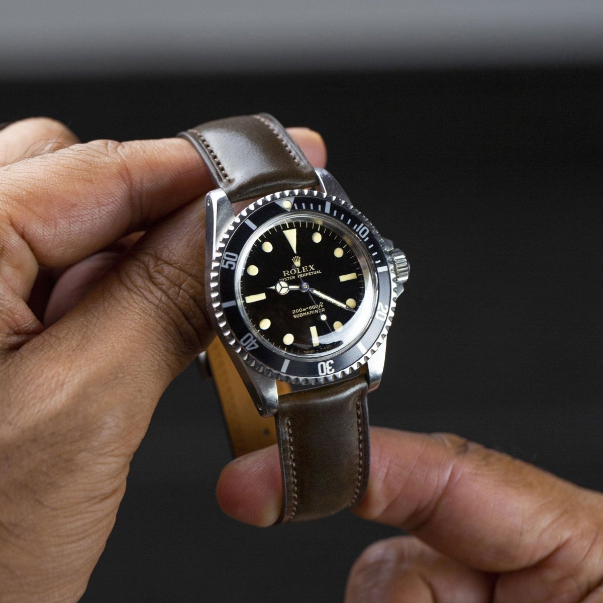 Dark Cognac Cordovan Watch Strap