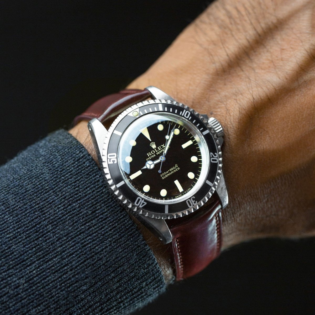 Burgundy No8 Cordovan Watch Strap