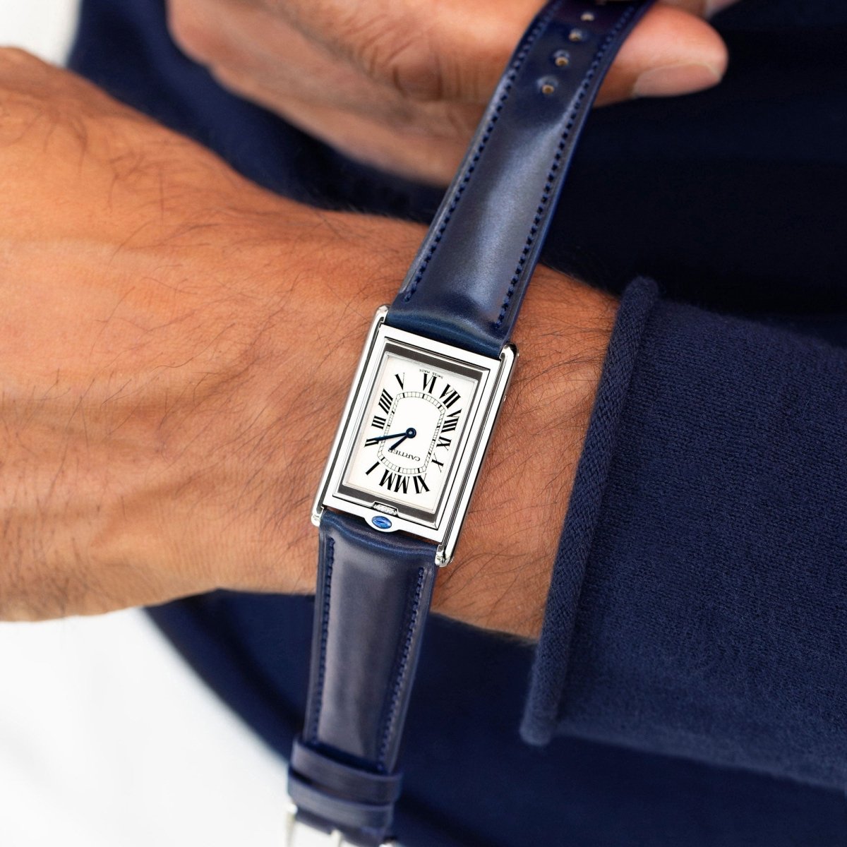Navy Cordovan Watch Strap