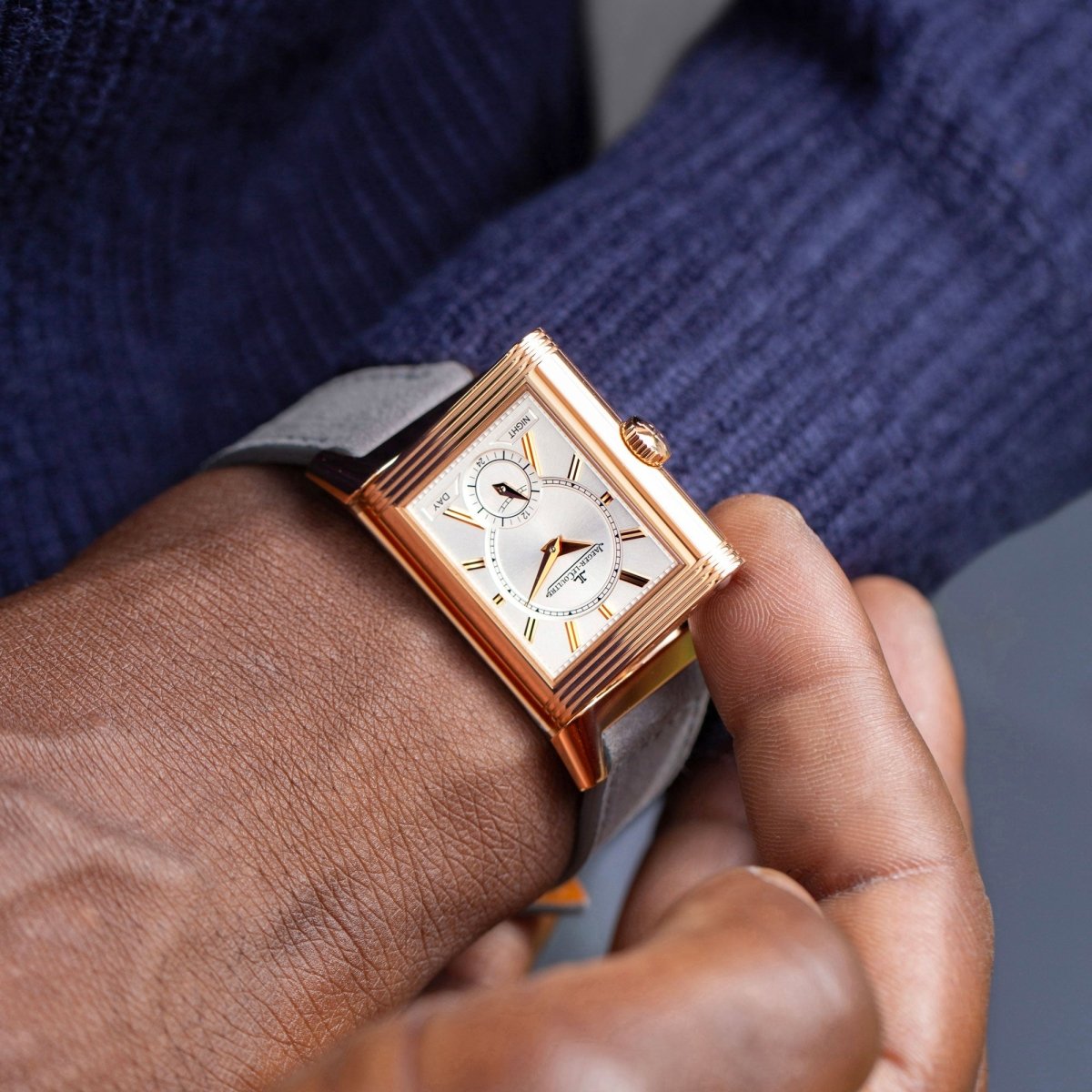 Gris Clair Suede Watch Strap