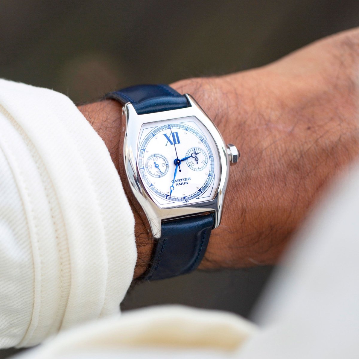 Navy Cordovan Watch Strap