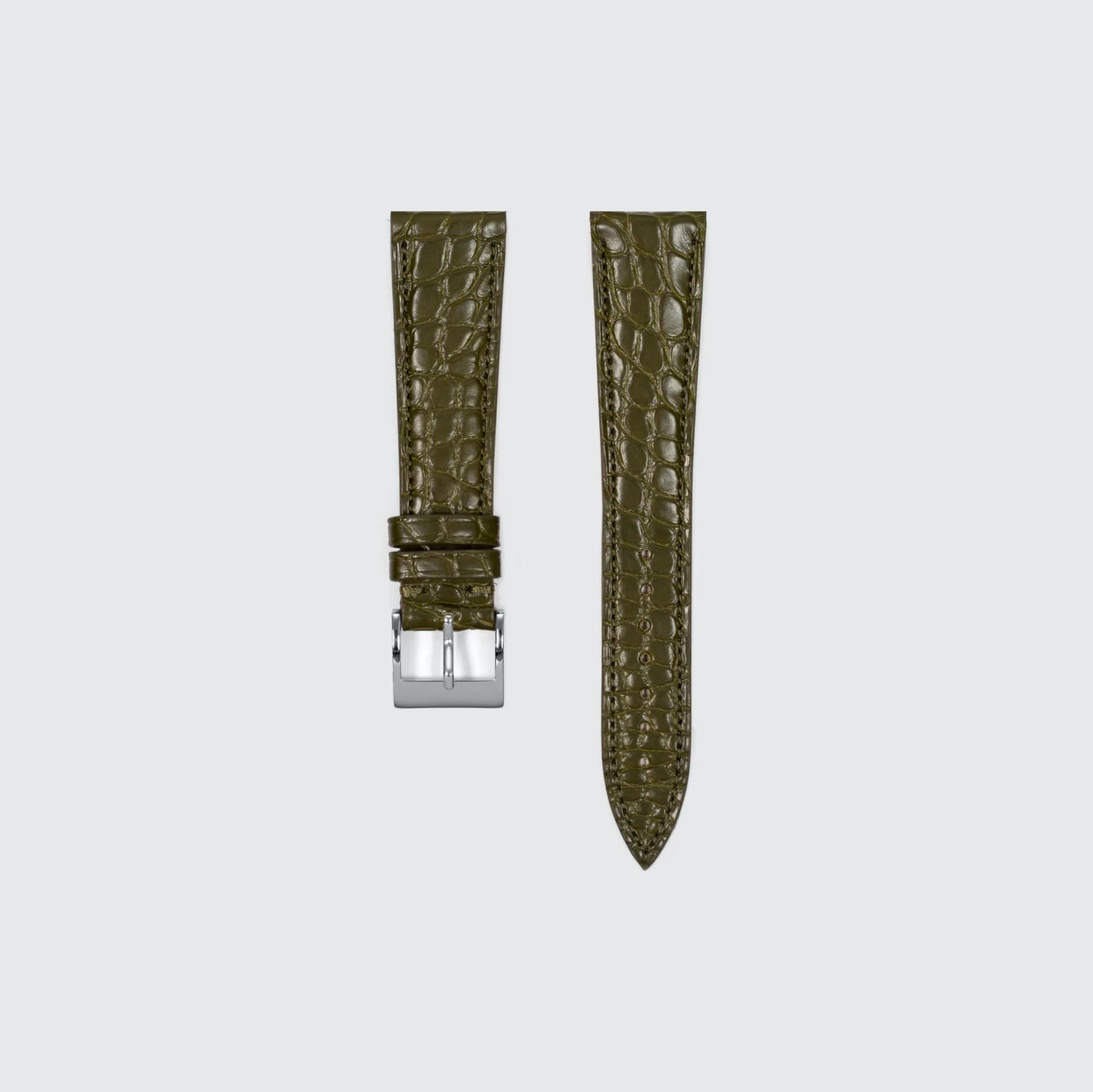 Alligator Round Scale Watch Straps